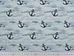 Jersey Anker, schwarz mint