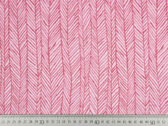 Sweat Frottee Fischgr�tmuster elastisch, rosa