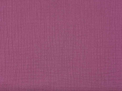 Musselin dreifach  Triple Gauze uni, beere