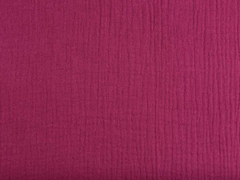 Musselin uni, bordeaux