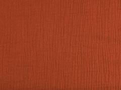 Musselin Double Gauze uni, terracotta