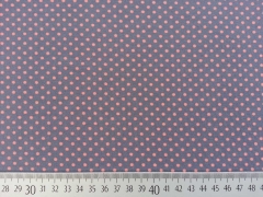 Jersey P�nktchen - orange auf dunkelgrau