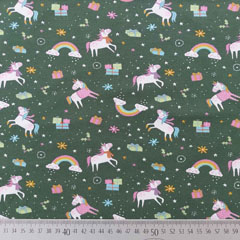 Jersey Einh�rner Weihnachtsgeschenke, dunkelgr�n