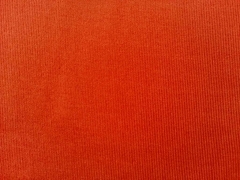 Feincord uni - terracotta