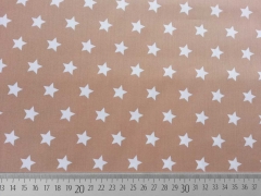 beschichtete BW Sterne 1,5 cm auf beige