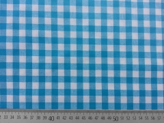 beschichtete BW Karo - t�rkis/weiss