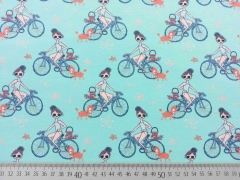 French Terry Susi und der Pudel, mint