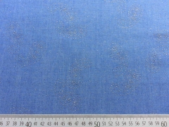 Chambray Jeans Glitzer-Paisley, jeansblau