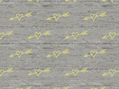 Jersey Glow in the Dark Herzen, grau