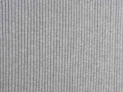 Schweres B�ndchen gerippt, hellgrau melange