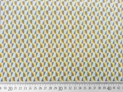 Popelin Mango Bango - taupe/gelb