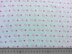 Jersey Herzen Briefumschl�ge Love Letters, hellblau