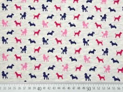 Jersey Dog Parade Hunde hellgrau meliert