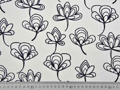 Canvas Gingko Bl�tter, weiss