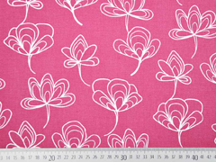 Canvas Gingko Bl�tter, himbeer sorbet