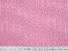 Baumwolle Wellen, altpink altrosa