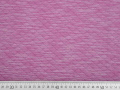 gesteppter Jersey Rauten, helle Pflaume meliert