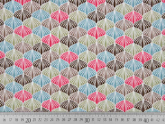 Jersey Zwiebelmuster,pink braun khaki