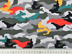 RESTST�CK 29 cm Jersey Camouflage, grau rot