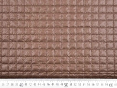 wattierter Steppstoff quadratisch, nougat