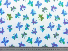 BW grosse Schmetterlinge, hellblau auf weiss