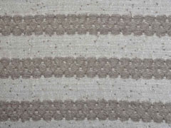 Strickstoff Blockstreifen leicht transparent, taupe