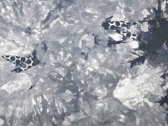 Viskosejersey Tie Dye Batik, schwarz