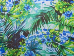 Chiffon Jungle Fever, gr�n/blau