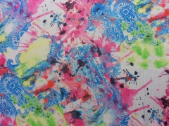 Chiffon Summer Splash - pink/hellgr�n/blau