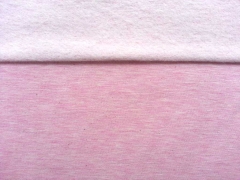 angerauter Sweat Melange - rosa