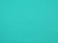 Viskosejersey uni gerippt, aquamarin