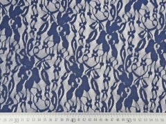 Spitze Lace Fiona Blumen, dunkelblau