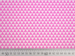 BW kleine Dreiecke, weiss/rosa