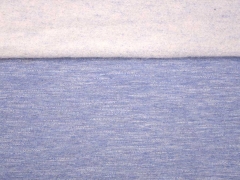 angerauter Sweat Melange -helles jeansblau