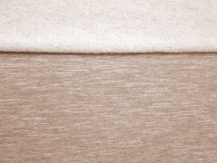 RESTST�CK 88 cm angerauter Sweat Melange - hellbraun