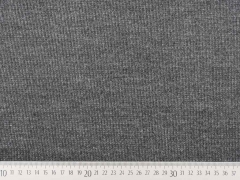 Doubleface Velour/Strick, anthrazit melange