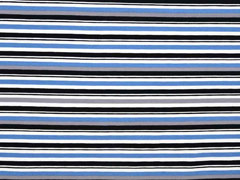 Jersey unregelm��ige Streifen, grau blau