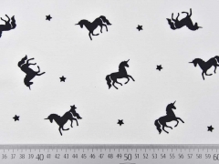 Jersey Einhorn, schwarz wei�