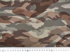 Lederimitat Camouflage - beige