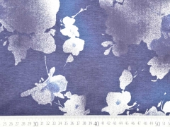 French Terry Bumen, dunkelblau-wei�