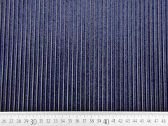 Jersey Samtstreifen,  dunkelblau