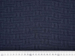 dicker Strick St�bchen Muster, dunkelblau