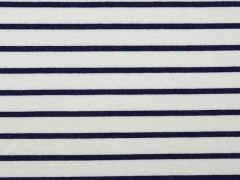 Allegra Viskose Jersey Streifen, dunkelblau wei�