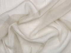 Elastischer weicher T�ll mit Glitzer, beige