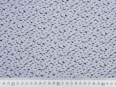 Viskose Vogelschwarm kleine V�gel, hellblau