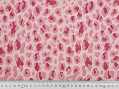 Jacquard Strick Leoparden Muster altrosa