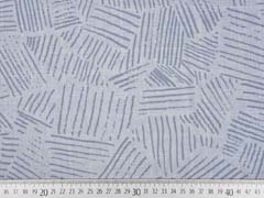 Organic Musselin Striche, hellblau