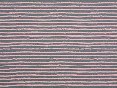 Jersey Streifen Blurry Stripes, grau altrosa