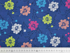 Jersey gro�e Pusteblumen, blau