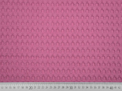 Frottee Waffelmuster XL, dunkles altrosa